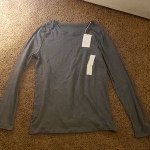 Long sleeve dark grey top